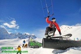 Snowkite Masters 2014 - Serre Chevalier - 05 France