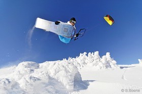 Johann Civel - Snowkite en Bosnie - Jahorina